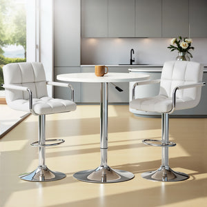 Artiss Bar Table & Stools Set | Dining Desk | Kitchen Chairs | Pub Style | Home Bar