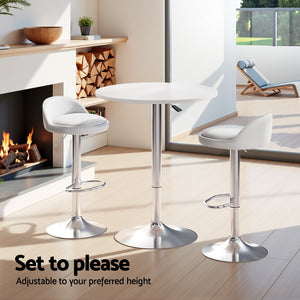 Artiss Bar Table & Stools Set | Dining Desk | Kitchen Chairs | Cafe Pub