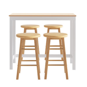 Artiss Bar Table & Stools Set | Dining Desk | Kitchen Chairs | Cafe Pub | Modern