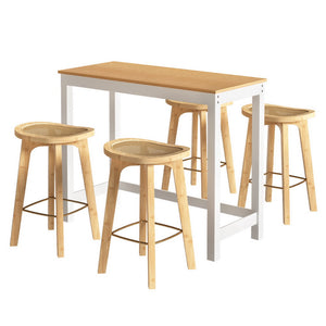 Artiss Bar Table & Stools Set | Dining Desk | Kitchen Chairs | Cafe Pub | Modern