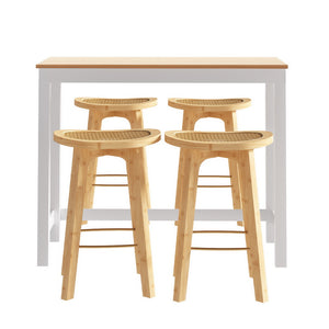 Artiss Bar Table & Stools Set | Dining Desk | Kitchen Chairs | Cafe Pub | Modern