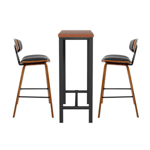 Artiss Bar Table & Stools Set | Dining Desk | Kitchen Chairs | Cafe Pub | Modern