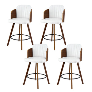 Wooden Bar Stool | Swivel | 58cm Seat Height | Kitchen Counter Stool