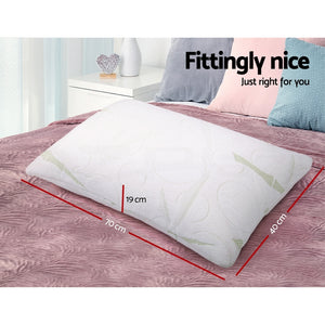 Giselle Bedding Memory Foam Pillow | Bamboo | Twin Pack