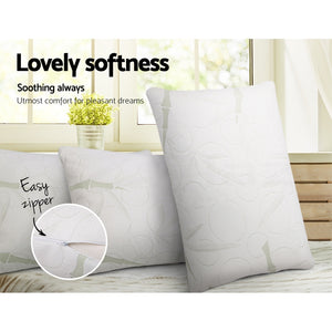 Giselle Bedding Memory Foam Pillow | Bamboo | Twin Pack