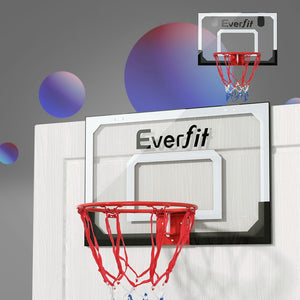 Everfit 23" Mini Basketball Hoop Backboard | Door Wall Mounted | Sports Kids | Black