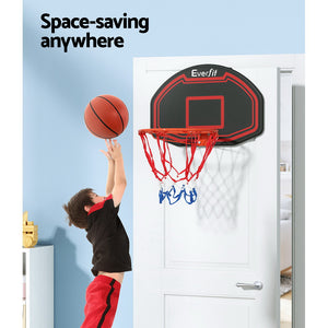 Everfit 38" Basketball Hoop Backboard | Door Wall Mounted Ring Net | Sports Kids