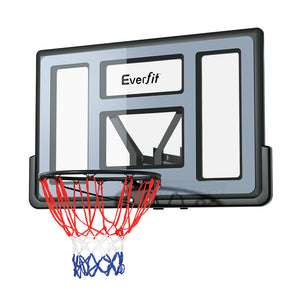 Everfit 45" Basketball Hoop Backboard | Wall Mounted Ring Net | Sports Pro System