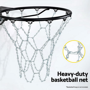 Everfit Basketball Ring | Metal Braided Chain Net | 12 Loop