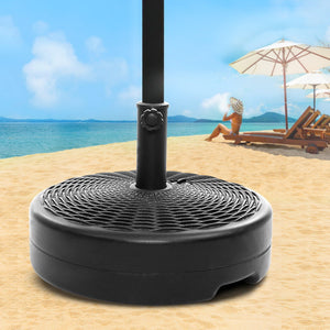 Instahut 51cm Outdoor Umbrella Base | Round Stand Pod