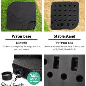50cm Outdoor Umbrella Base | 4 Plates Stand | Pod | Cantilever