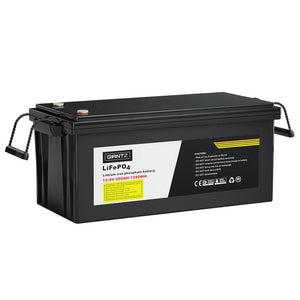 12V 200Ah Lithium Battery | LiFePO4 Deep Cycle with Solar Box | Caravan & Camping