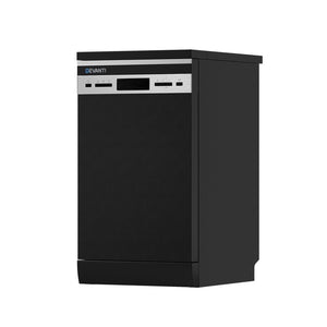 Devanti 10 Place Settings Freestanding Dishwasher | Black