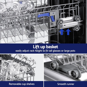 Freestanding Dishwasher | 10 Place Settings | Silver