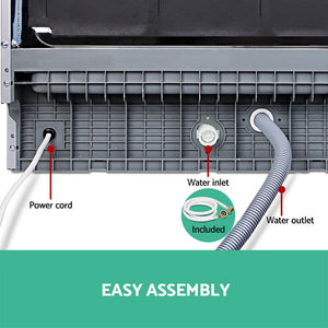 Devanti Benchtop Dishwasher | 6 Place Settings | Silver