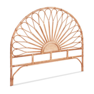 Double Bed Headboard | Rattan Bedhead | MARI | Pine