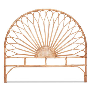 Queen Bed Headboard | Rattan Bedhead | MARI | Pine