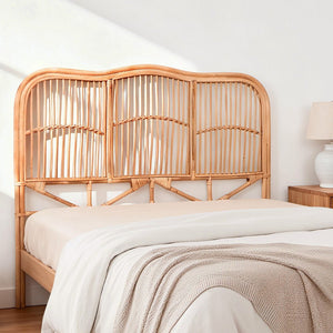 Queen Bed Headboard | Rattan Bedhead | NERO | Pine
