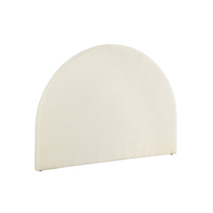 Bed Head | Headboard | Bed Frame Double | Boucle | GREI White