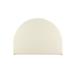 Bed Head | Headboard | Bed Frame Queen | Boucle | GREI White