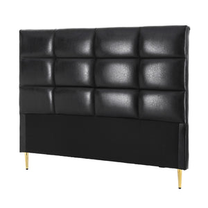 Artiss Bed Headboard Queen Bedhead PU Leather Black