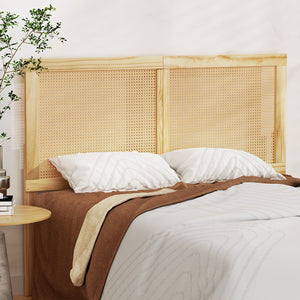 Bed Head | Headboard | Double Rattan | RIBO Pine