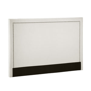 Bed Head | Bed Frame | Headboard | King Fabric | RIVE | Beige White