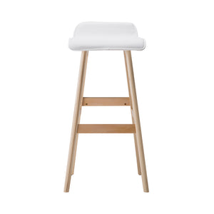 Bar Stools | 2PCS | Wooden Stool | White