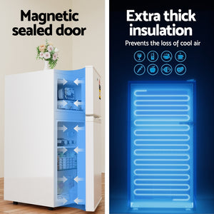 80L Bar Fridge Mini Freezer | Refrigerator | White