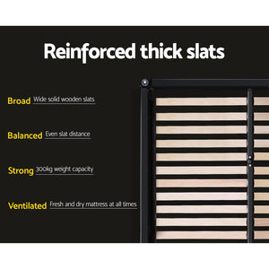 Bed Frame | King Size | Gas Lift | Grey | ISSA