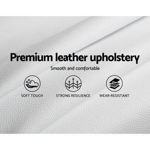 Bed Frame | King Size | Gas Lift | White | TIYO