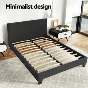 Artiss Bed Frame | Double Size | Charcoal NEO