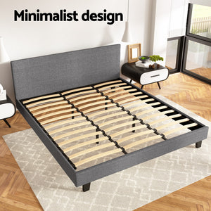 Artiss | King Bed Frame | Grey | NEO Design
