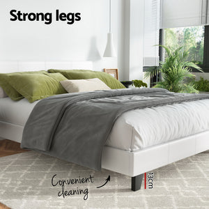 Artiss | Queen Bed Frame | White | NEO Design