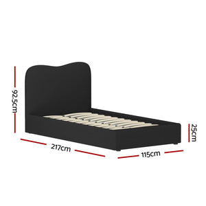Bed Frame | King Single Size | Boucle DARA
