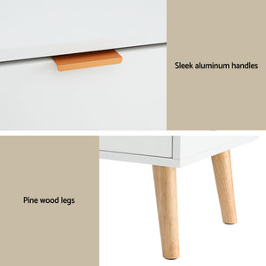 Queen Bed Frame & Bedside Table Set | Gas Lift Storage | Boucle Upholstered