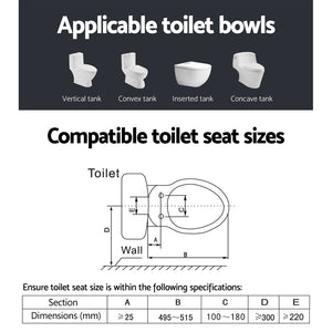 Cefito | Electric Bidet Toilet Seat Cover | Auto Smart Water Wash | Dry Panel Control