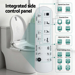 Smart Electric Bidet Toilet Seat | D-Shape Seat Cover | SIAA Certified