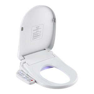 Electric Bidet Toilet Seat Cover | Heated Warm Water | Dryer | LED Night Light