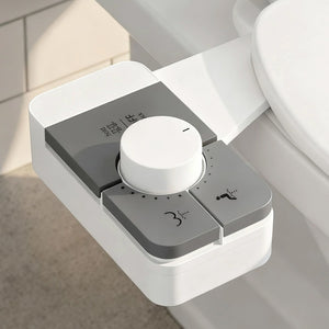 Cefito Non-Electric Ultra-Slim Bidet Attachment Detachable Bidet with Dual Nozzle Frontal & Rear Wash Adjustable Water Pressure Cold Water Toilet Bide