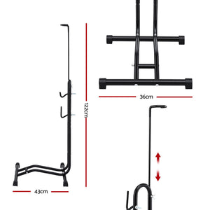 4-in-1 Bike Parking Stand | Adjustable Height | Vertical Storage Rack | 24–27.5 Inch Bikes