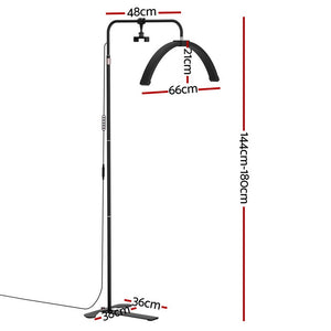 LED Half Moon Beauty Lamp | Makeup Tattoo Lash Salon Light