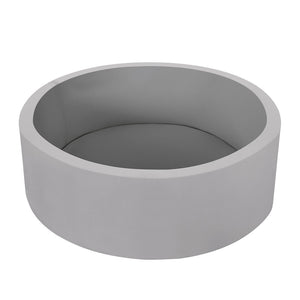 Ball Pit | 90x30cm | Ocean Foam Play Pool Barrier | Grey