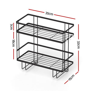 Over-Toilet Storage Rack | 2 Tier Bathroom Shelf | Organiser