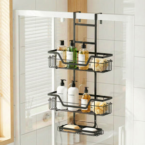 Over Door Shower Caddy | 3 Tier | Hanging Bathroom Organizer