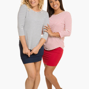 Women's Premium Bamboo 3/4 Sleeve T-shirts | Loose Fit | Sizes 8-20