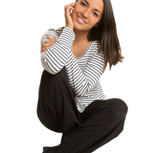 Women's Premium Bamboo Long Sleeve T-shirts | Loose Fit | Sizes 8-20