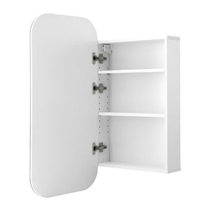 Shaving Mirror Cabinet | Arch Design | Wall Hung | 450x900mm | White