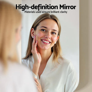 Shaving Mirror Cabinet | Arch Design | Wall Hung | 450x900mm | White