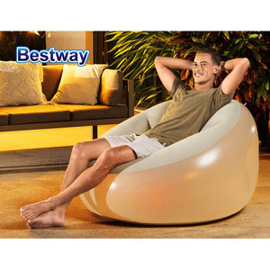 Bestway | Inflatable Air Chair | Sofa Lounge Seat | LED Light